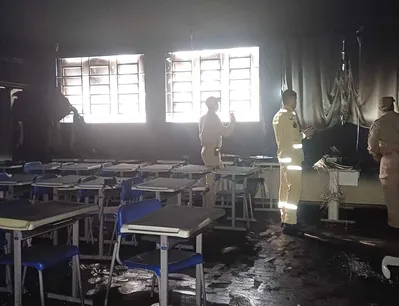 Imagem ilustrativa da imagem Aulas são suspensas em escola de Rolândia após incêndio