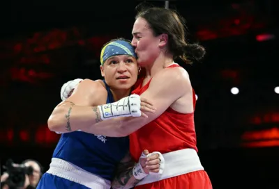Imagem ilustrativa da imagem Bia Ferreira é bronze no boxe após nova derrota para algoz de Tóquio