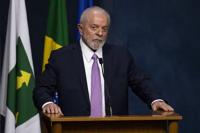 Brasília (DF), 18/12/2023 - O presidente Luiz Inácio Lula da Silva durante cerimônia de posse do novo procurador-geral da República, Paulo Gonet, na sede da Procuradoria (PGR), em Brasília. Foto: Marcelo Camargo/Agência Brasil