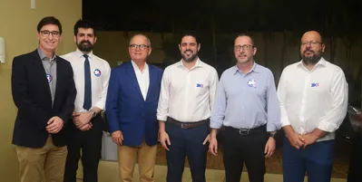 Imagem ilustrativa da imagem Com os dirigentes da OAB Londrina