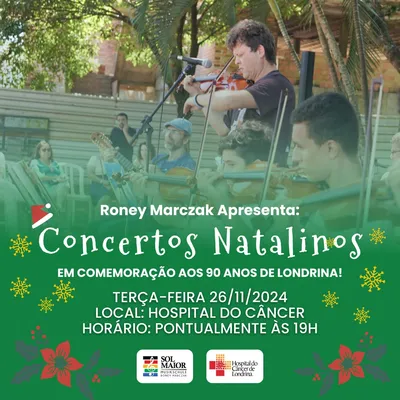 Imagem ilustrativa da imagem Concertos natalinos serão realizados em hospitais de Londrina