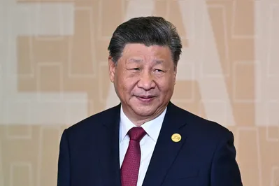 China's President Xi Jinping arrives at the APEC Economic Leaders’ Meeting (AELM) at the Convention Centre in Lima, on November 16, 2024. (Photo by Luis ACOSTA / AFP)