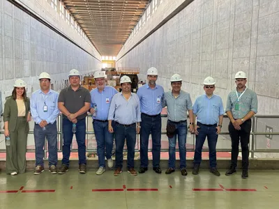 Imagem ilustrativa da imagem Diretores de Itaipu visitam hidrelétrica binacional Yacyretá