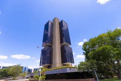 Photo of the Central Bank of Brazil in the city of Brasília - Federal District. Brasília, Federal District - Brazil. January, 01, 2023.