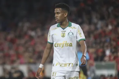 Imagem ilustrativa da imagem Estêvão chega na seleção: 'Não achei que seria tão rápido'