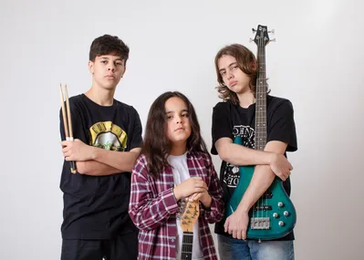 Dr. TOG: banda de rock  formada por crianças é uma das atrações do evento