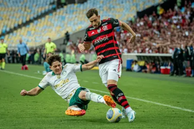 Imagem ilustrativa da imagem Flamengo e Palmeiras só empatam em tira-teima