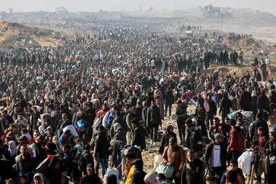 Estima-se que cerca de 650 mil pessoas tenham sido forçadas a deixar o norte de Gaza ao longo dos 15 meses do conflito