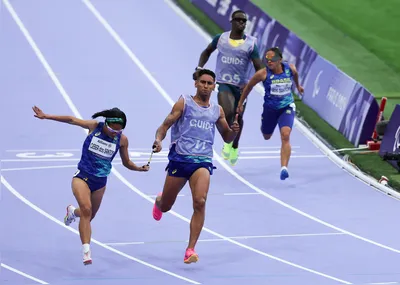 Imagem ilustrativa da imagem Jerusa Geber vence os 100m e conquista seu primeiro ouro