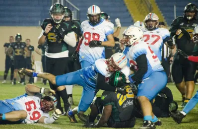 Imagem ilustrativa da imagem LEC Bristlebacks é vice-campeão do Paraná Bowl