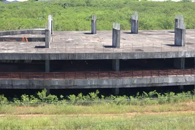 Obra do campus Arandu da Universidade Federal da Integração Latino-Americana