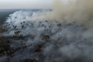 Imagem ilustrativa da imagem Megaincêndios na Amazônia aceleram chance de colapso do bioma