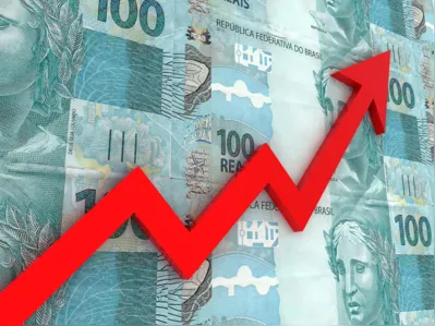 Brazilian money growth chart graph investment