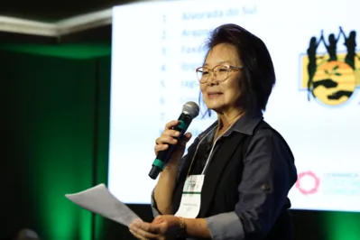 Florisa Satie Hoshino, presidente do Sindicato dos Produtores Rurais de Ibiporã: liderança feminina
