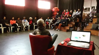 Aula especial de Marcos Henrique Rego: projeto é realizado em Londrina desde 2019 e traz grandes profissionais para os cursos na cidade