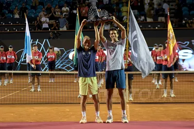 Imagem ilustrativa da imagem Rafael Matos e Marcelo Melo conquistam duplas no Rio Open