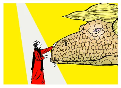 Imagem ilustrativa da imagem Trump: a bispa guerreira contra o dragão da maldade