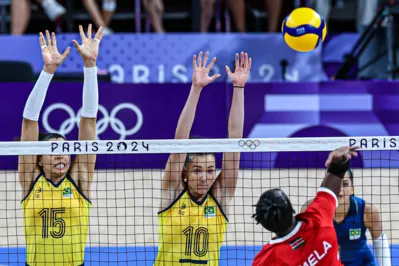 Imagem ilustrativa da imagem Vôlei feminino do Brasil vence Quênia na estreia