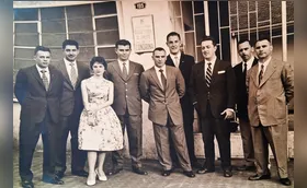 A histórica primeira diretoria do Centro Acadêmico Sete de Março
