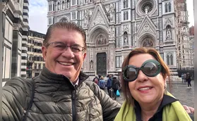 Casal de londrinenses faz um tour pela Europa