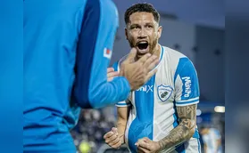 Em fase iluminada no LEC, Lucas Marques celebra gols e 1ª filha
