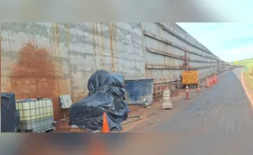 Marginal da 445 é interditada para obras no viaduto de Irerê