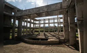 Parada desde 2014, obra do Teatro Municipal tem emenda bloqueada