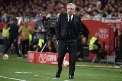 Imagem ilustrativa da imagem Alvo da CBF, Ancelotti despista sobre futuro no Real