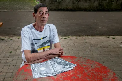 MatÃ©ria sobre artista plÃ¡stico londrinense - FT: Marcos Zanutto - Folha de Londrina - 04/09/2019 - Fernando Bastos