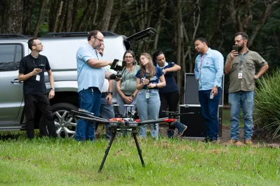 Imagem ilustrativa da imagem Drones e sensores são usados no processo de inventário florestal