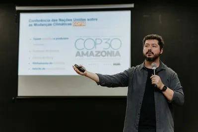 Imagem ilustrativa da imagem Iamarino destaca COP30 em seminários sobre mudanças climáticas
