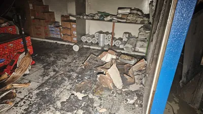 Imagem ilustrativa da imagem Incêndio causa danos à Central da Merenda Escolar de Arapongas