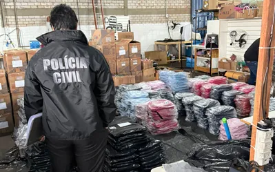 Imagem ilustrativa da imagem Polícia apreende 20 mil produtos falsificados em Amoreira