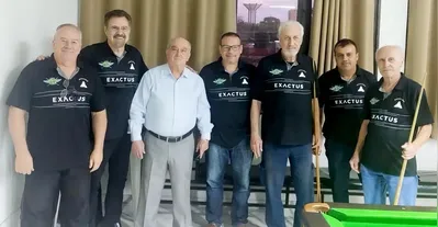 Mario Michelato, Romeu Demattè, José Dutra (CEO Exactus Intelligence), Sandro Baldo, Pierre Sangiorgio, Claudinei Monteiro e Eusébio Romanzini, sinuquistas locais