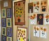 Alunos da EJA realizam exposição com releituras de Van Gogh