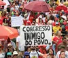 Manifestantes vão às ruas contra o PL da Dosimetria