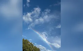 CIDADE FALA: O arco-íris risca o céu de Londrina