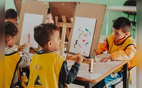 Estudantes participam de workshop de arte em Mauá da Serra
