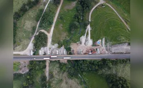 Obras de duplicação na BR-153 provocam alterações no tráfego em Jacarezinho
