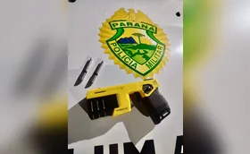 PM usa arma de choque para conter agressor de mulher em Londrina