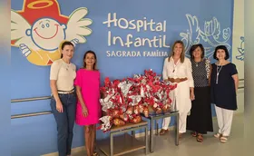 Pró-Vida e a Páscoa no Hospital Infantil de Londrina
