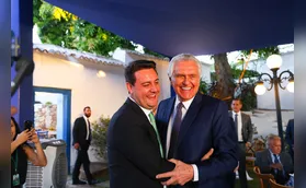 Ratinho Jr. declara apoio à candidatura de Caiado a presidente