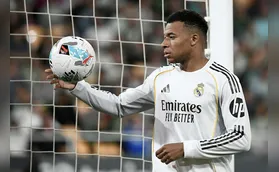 Real Madrid confirma lesão de Mbappé na coxa esquerda
