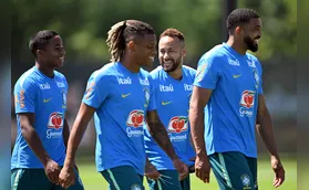 Brasil treina com elenco quase completo e Ancelotti prepara time