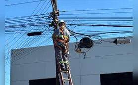 Mutirões no Norte retiram 1,3 tonelada de cabos de telecomunicações irregulares