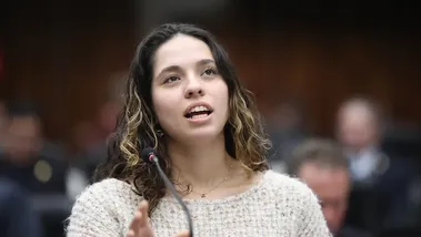 A deputada estadual Ana Júlia Ribeiro