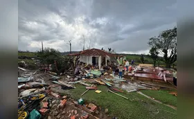 Tornado em Piraí do Sul deixa destruição na zona rural