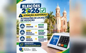 Fique atento para mudanças nos locais de votação em Arapongas