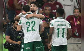 Imagem ilustrativa da imagem Palmeiras vence Fluminense na ida das semifinais da Libertadores