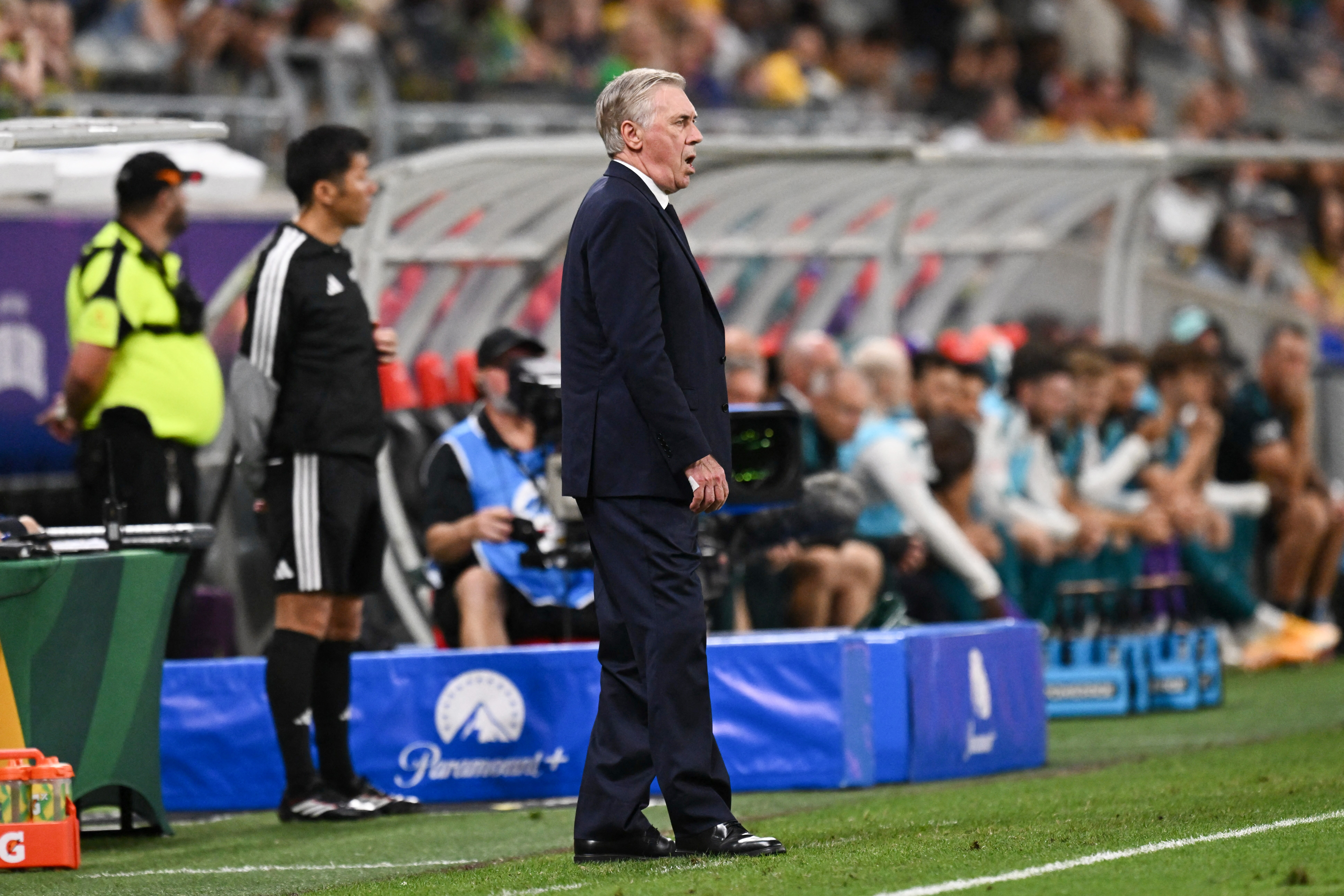 Ancelotti explica esquema do Brasil e defende paciência com Vini